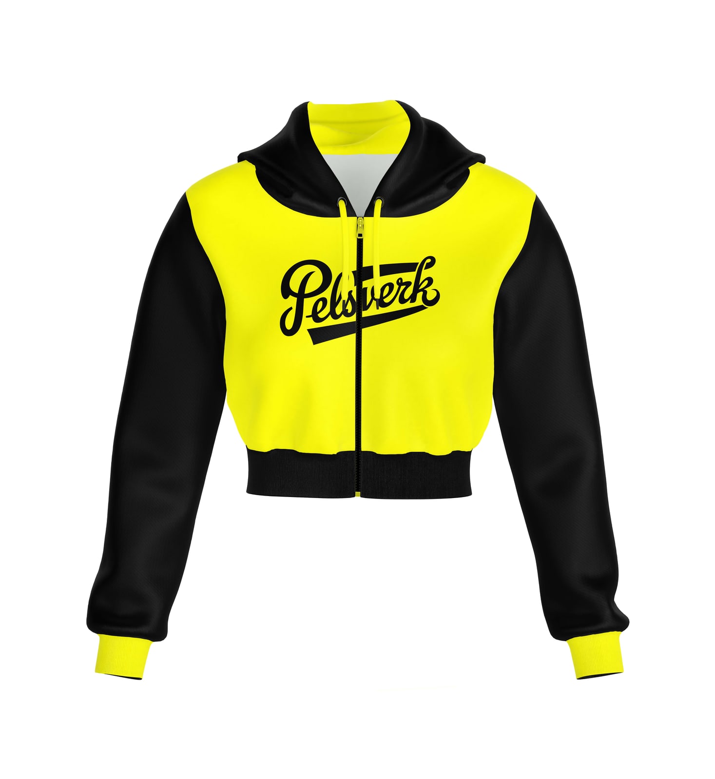 Black Yellow Custom Sports Bra and Legging Set Design 03